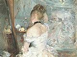 Berthe Morisot Wall Art - Lady at her Toilette